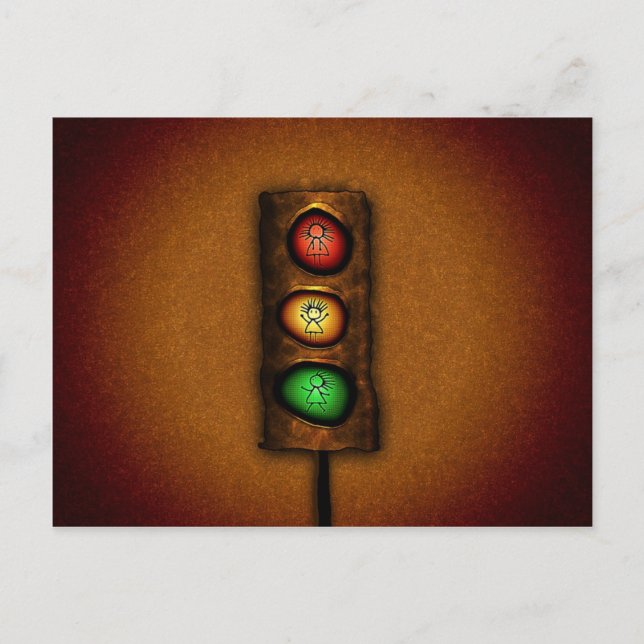 Traffic Lights Postcard (Front)