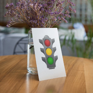 Traffic Lights Red Yellow Green Signal Invitation
