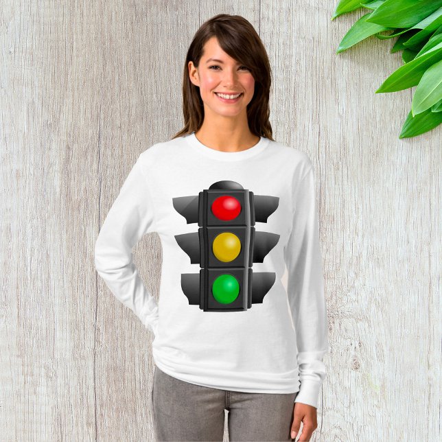 Traffic Lights Red Yellow Green Signal T-Shirt (Creator Uploaded)