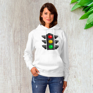Traffic Lights Womens Hoodie