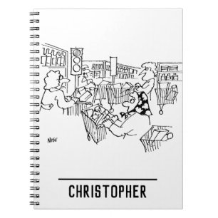 Traffic Management Traffic Lights in a Supermarket Notebook