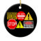 Traffic signs ornament - customise!