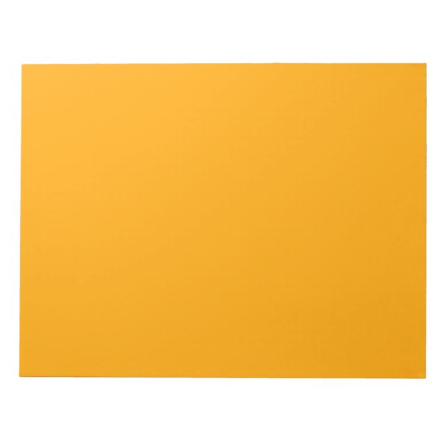 Traffic Yellow Background You Can Customise Notepad (Front)