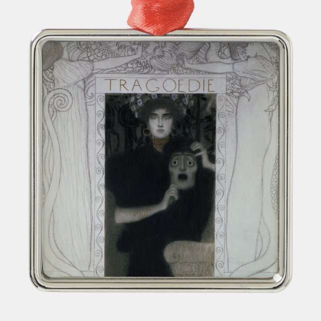 Tragedy, 1897 metal tree decoration (Front)