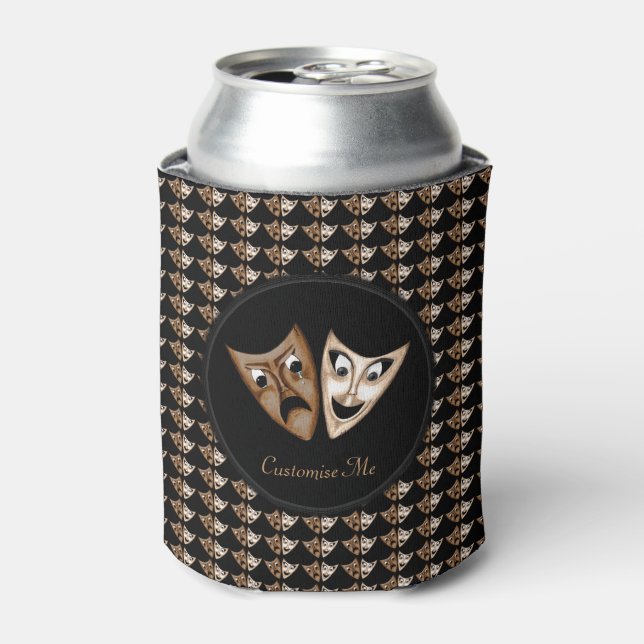 Tragedy & Comedy Can Cooler (Can Front)