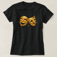 Tragedy Comedy Theatre golden