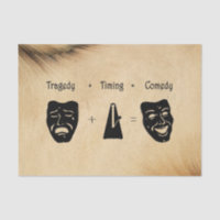Tragedy + Timing Equals Comedy Theatre