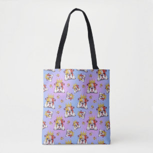 Tragetasche mit süßem Bulldog-Muster Tote Bag