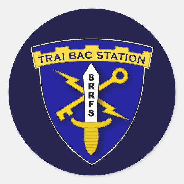 Trai Bac Station 1s Classic Round Sticker (Front)