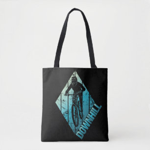 Trail Biking Downhill Mountain Biker Tote Bag