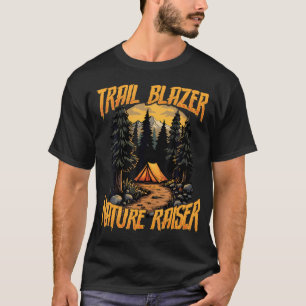 Trail Blazer Nature Raiser Hiking Camping T-Shirt