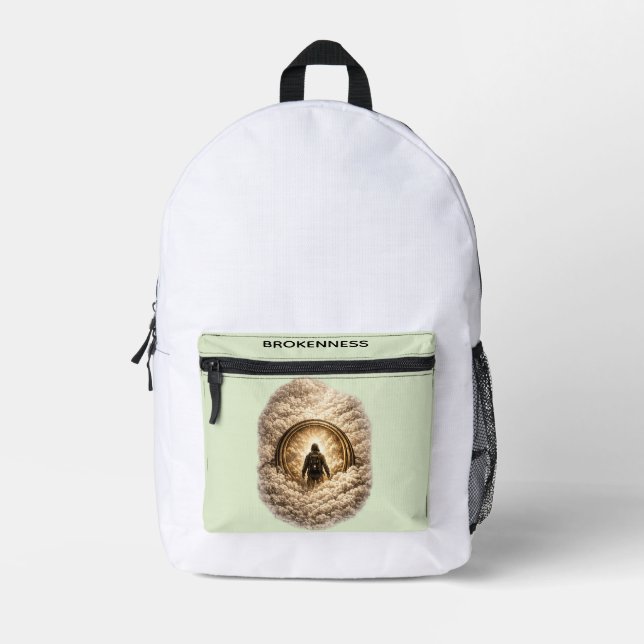 Trail Boss Graphic "Specter of Brokenness" Backpa= Printed Backpack (Front)