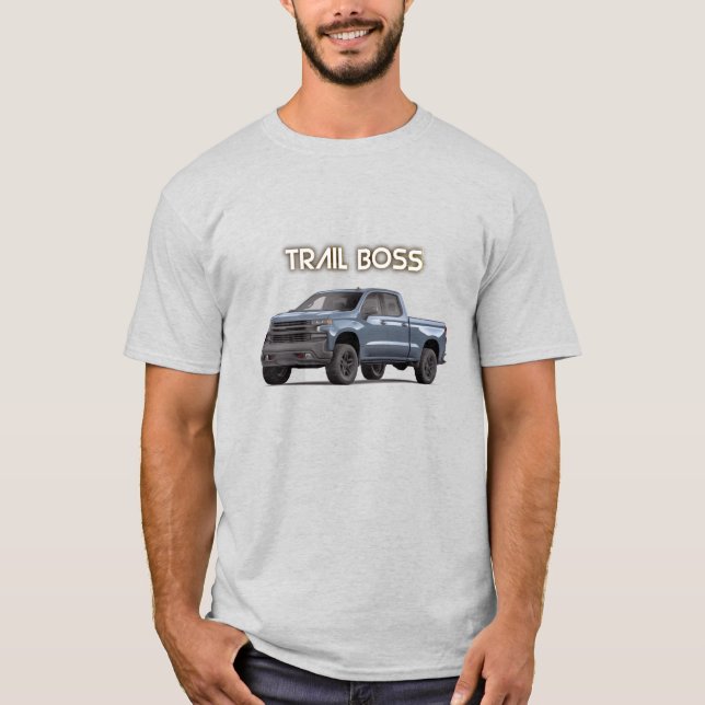 Trail Boss light background T-Shirt (Front)