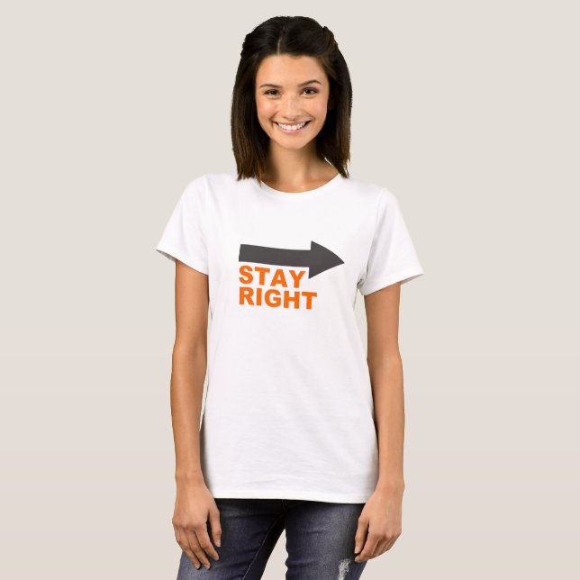 Trail Etiquette Reminder T-Shirt (Front Full)