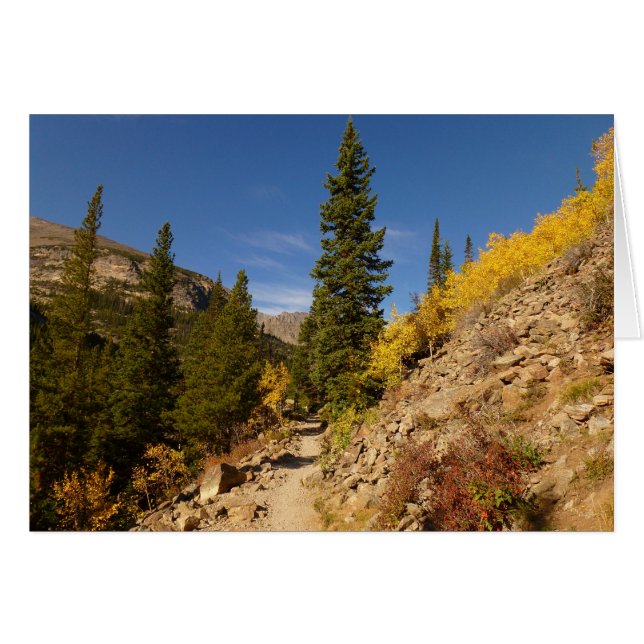 Trail from the Loch at Rocky Mountains (Front Horizontal)