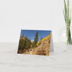 Trail from the Loch at Rocky Mountains Card