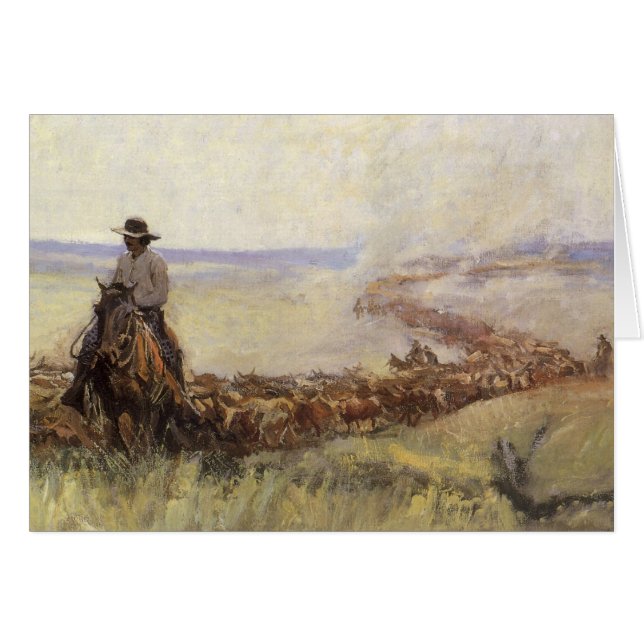 Trail Herd to Wyoming by WHD Koerner (Front Horizontal)
