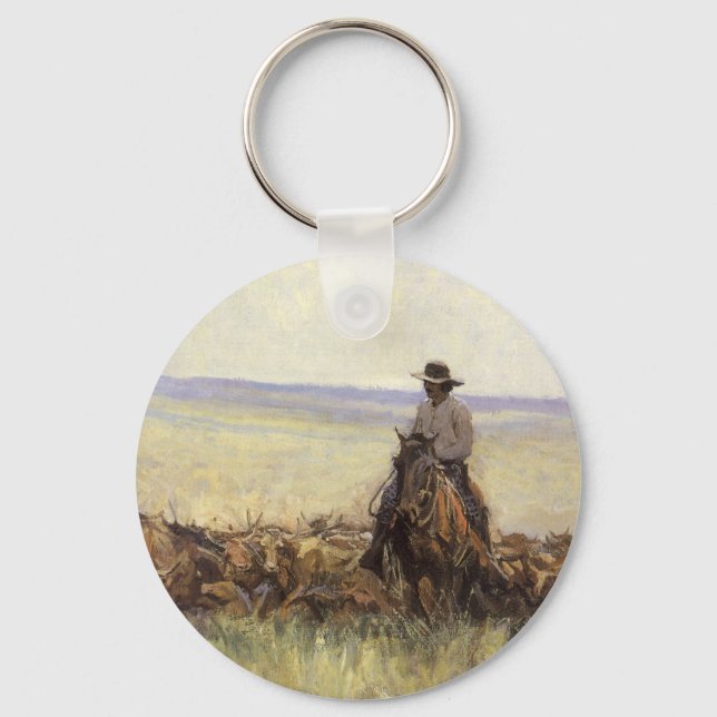 Trail Herd to Wyoming by WHD Koerner Key Ring (Front)