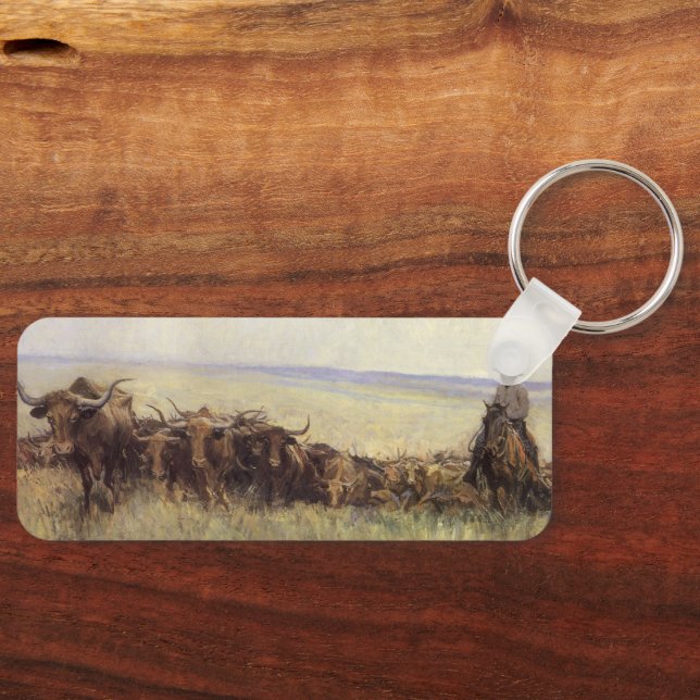 Trail Herd to Wyoming by WHD Koerner Key Ring (Front)