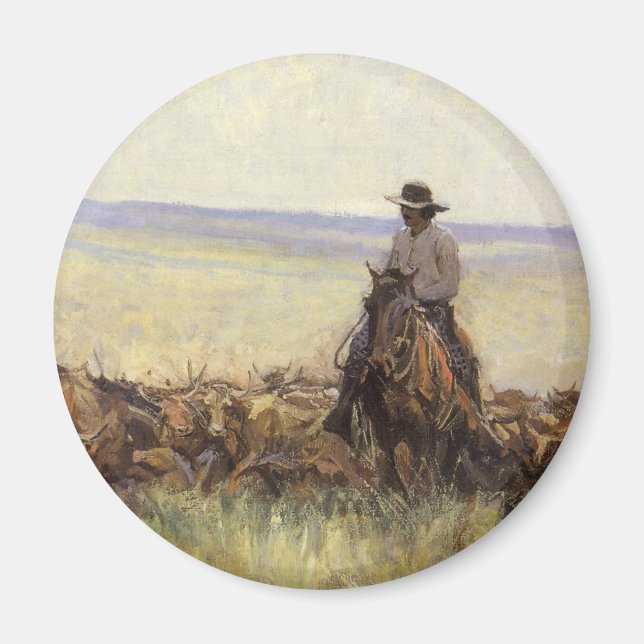 Trail Herd to Wyoming by WHD Koerner Magnet (Front)