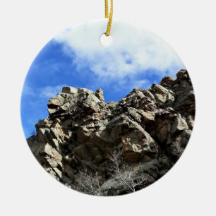 Trail in Jefferson County, Colorado Ceramic Tree Decoration