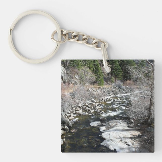 Trail in Jefferson County, Colorado Key Ring (Front)