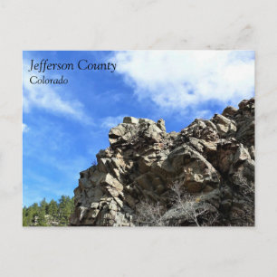 Trail in Jefferson County, Colorado Postcard