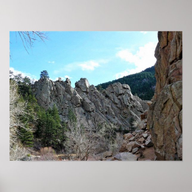 Trail in Jefferson County, Colorado Poster (Front)