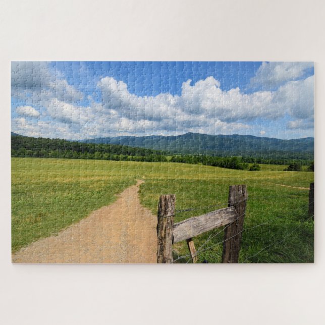 Trail into the Mountains  -  20 x 30 Jigsaw Puzzle (Horizontal)