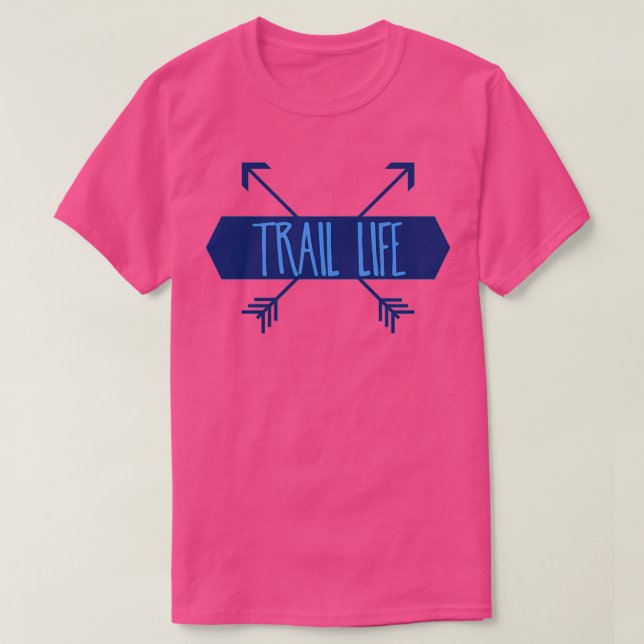 Trail Life Blue  T-Shirt (Design Front)
