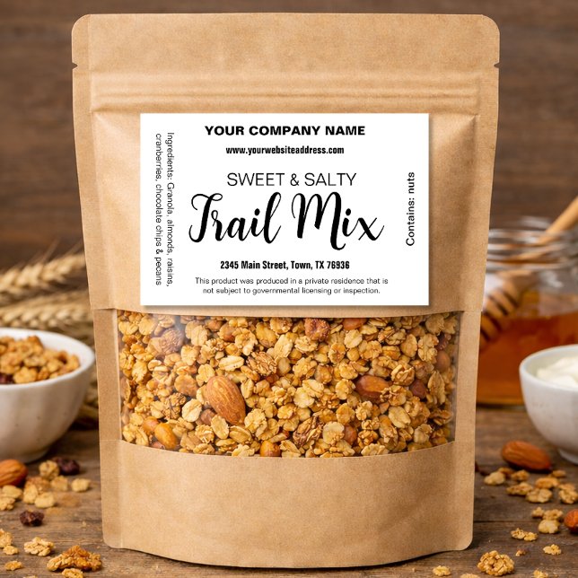 Trail Mix Customisable Homemade Label Gran_03b (Creator Uploaded)