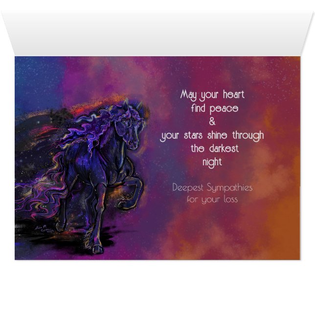 Trail of Stars Horse Sympathy (Inside Horizontal (Bottom))