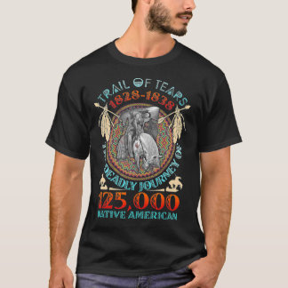 Trail Of Tears 1828  1838 The Deadly Journey  T-Shirt
