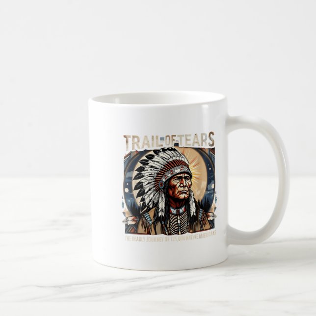 Trail Of Tears Memorial Native American  Coffee Mug (Right)