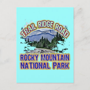 Trail Ridge Road Rocky Mountain National Park Postcard