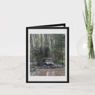 Trail Riding 9 Blank Greeting Card