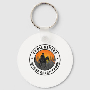 Trail Riding Horseback Camping Vintage Gift For Me Key Ring