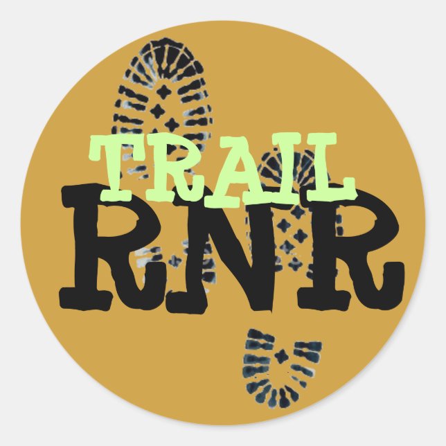 TRAIL RNR CLASSIC ROUND STICKER (Front)
