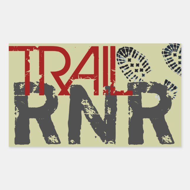 TRAIL RNR RECTANGULAR STICKER (Front)