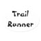 Trail Runner Oval Sticker