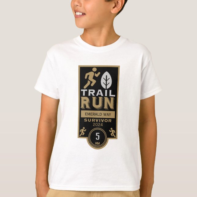 Trail Runner Race Competition T-Shirt (Front)