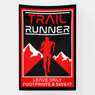 Trail Runner Sport In Nature Banner
