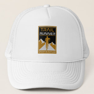 Trail Runner Sport In Nature Trucker Hat