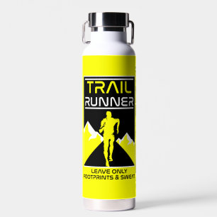 Trail Runner Sport In Nature Water Bottle
