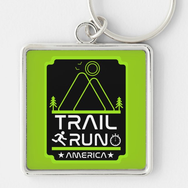 Trail Running America Key Ring (Front)
