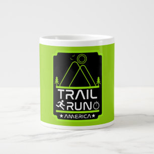 Trail Running America Large Coffee Mug
