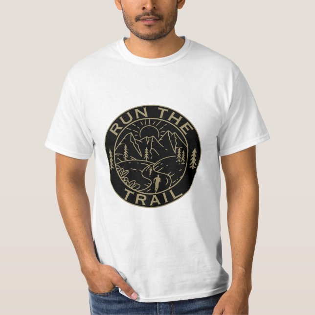 Trail Running America T-Shirt (Front)