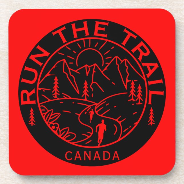 Trail Running Canada Coaster (Front)