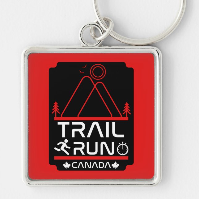 Trail Running Canada Key Ring (Front)