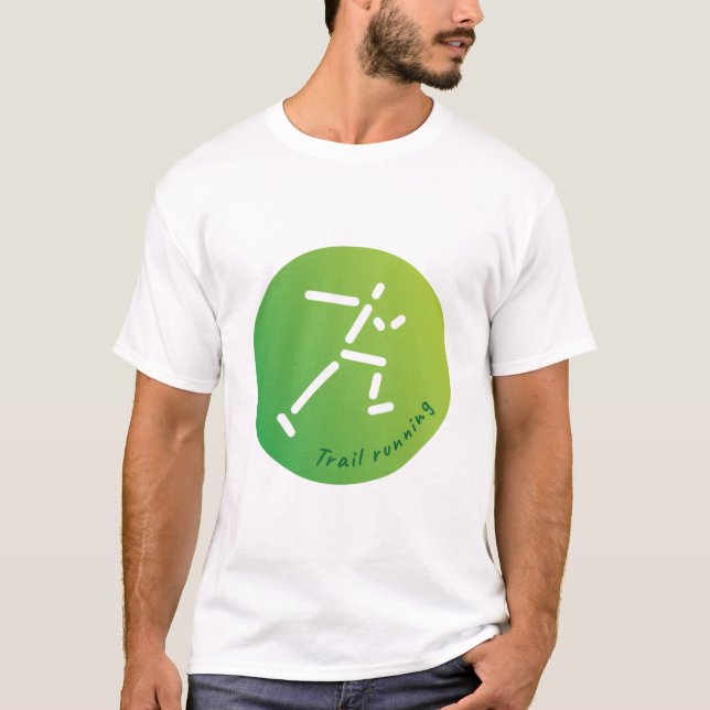 Trail Running, Cross-Country running T-Shirt (Front)